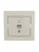 Розетка компьютерная 1-м СП Mira RJ45 крем./крем.. LEZARD 701-0303-139 701-0303-139