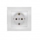 Розетка 1-м СП Бриллиант 16А IP20 с заземл. бел. UNIVersal 7947625 7947625