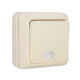 Выключатель 1-кл. ОП Олимп 10А IP20 с подсветкой сл. кость UNIVersal Б-О0121 Б-О0121