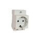Розетка AC 30-111 с заземл. контактом на DIN-рейку (R) CHINT 775001 775001