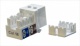 Вставка Keystone Jack RJ-45(8P8C) категория 5e KJ9-8P8C-C5e-90-WH бел. Hyperline 432595 432595