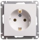 Розетка 1-м СП W59 16А IP20 с заземл. без защ. шторок механизм бел. SE RS16-154-1-86 RS16-154-1-86