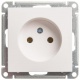 Розетка 1-м СП W59 16А IP20 без заземл. без защ. шторок механизм бел. SE RS16-153-1-86 RS16-153-1-86