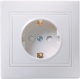Розетка 1-м СП Кварта РСш10-3-КБ 16А IP20 с заземл. защ. шторки бел. IEK ERK11-K01-16-DM ERK11-K01-16-DM