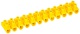 Колодка клеммная ЗВИ-10 н/г 2.5-6кв.мм 12 пар желт. IEK UZV7-010-06 UZV7-010-06