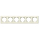 Рамка 6-м Афина универс. сл. кость (ivory) Universal A1043-I A1043-I