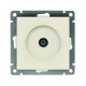 Розетка телевизионная TV 1-м СП Афина механизм сл. кость (ivory) Universal A0027-I A0027-I