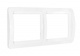 Рамка 2-м Валери горизонт. бел. UNIVersal ВР002Г ВР002Г