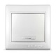 Выключатель 1-кл. СП Севиль 10А IP20 с подсветкой бел. UNIVersal С0121 С0121