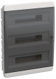 Корпус пластиковый ЩРВ-П-54 IP41 черн. прозр. дверь TEKFOR IEK TF5-KP12-V-54-41-K01-K03 TF5-KP12-V-54-41-K01-K03