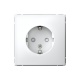 Розетка ArtGallery 16А с заземл. защ. шторки механизм бел. SE GAL000145 GAL000145