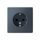 Розетка ArtGallery 16А с заземл. защ. шторки механизм грифель SE GAL000745 GAL000745