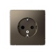 Розетка ArtGallery 16А с заземл. защ. шторки механизм мокко SE GAL000645 GAL000645