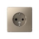 Розетка ArtGallery 16А с заземл. механизм шампань SE GAL000543 GAL000543