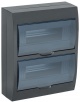 Корпус ЩРН-П-24 Krepta 3 IP41 навесной пластик. черн. IEK MKP12-N-24-41-K02 MKP12-N-24-41-K02