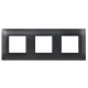 Рамка 3-м SKANDY SK-F03Bl черн. IEK SK-M32-K02 SK-M32-K02