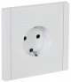 Розетка СП FORTE&PIANO FP214 16А с заземл. без защ. шторок безвинт. крепл. бел. IEK FP-R11-16-1-K01 FP-R11-16-1-K01