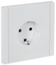 Розетка СП FORTE&PIANO FP213 16А с заземл. защ. шторки безвинт. крепл. бел. IEK FP-R14-16-1-K01 FP-R14-16-1-K01