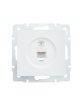 Розетка телефонная СП Vesna евро стандарт механизм бел. LEZARD 742-0288-137 742-0288-137