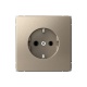 Розетка ArtGallery 16А с заземл. быстрозажим. клем. механизм шампань SE GAL000543S GAL000543S