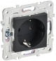 Розетка SKANDY 16А с заземл. без защ. шторок SK-R05G графит IEK SK-R11-16-K53 SK-R11-16-K53