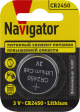 Элемент питания литиевый CR2450 93 824 NBT-CR2450-BP1 (блист.1шт) NAVIGATOR 93824 93824