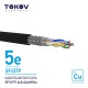 Кабель витая пара SF/UTP 4х2х24AWG кат.5E наружный 500м TOKOV ELECTRIC TKE-C05-SF/UTP-42-5E-500-OD 1915495А