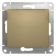 Выключатель 1-кл. СП Glossa 10А IP20 (сх. 1) 10AX механизм титан SE GSL000411 GSL000411