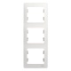 Рамка 3-м Glossa вертикал. бел. SE GSL000107 GSL000107
