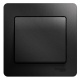 Выключатель 1-кл. СП Glossa 10А IP20 (сх. 1) 10AX в сборе антрацит SE GSL000712 GSL000712