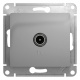 Розетка телевизионная TV Glossa коннектор механизм алюм. SE GSL000393 GSL000393
