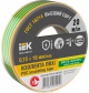 Изолента 0.15х19мм (рул.20м) желт./зел. IEK EX-IZ10-C15-19-20-K52 EX-IZ10-C15-19-20-K52