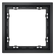 Рамка 1-м S70 пластик. графит Voltum VLS100107 VLS100107