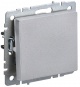 Выключатель 1-кл. СП BRITE ВС10-1-4-БрА 10А самовозвратн. алюм. IEK BR-V14-0-10-K47 BR-V14-0-10-K47