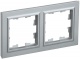 Рамка 2-м BRITE РУ-2-БрА алюм. IEK BR-M22-K47 BR-M22-K47