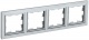 Рамка 4-м BRITE РУ-4-БрА алюм. IEK BR-M42-K47 BR-M42-K47