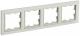 Рамка 4-м BRITE РУ-4-БрКр беж. IEK BR-M42-K10 BR-M42-K10