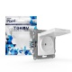 Розетка 1-м СП Pixel IP44 с заземл. с крышкой механизм бел. TOKOV ELECTRIC TKE-PX-R1ZSW1-C01-IP44 TKE-PX-R1ZSW1-C01-IP44