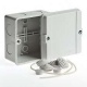 Коробка ОП Тусо распаячная 98х98х60мм сер. IP65 Ruvinil 67048 67048