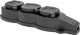 Розетка 3-м 16А IP44 2P+PE 230В с защ. крышками каучук EKF RPS-015-16-230-44 RPS-015-16-230-44