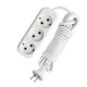 Удлинитель 3х2м без заземления 10А IP20 Е-203 АБС-пл. ПВС 2х0.75 UNIVersal 9631963 9631963