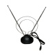 Антенна ТВ комнатная RX-100 телескопич. на подставке с кольцом VHF; UHF 47-860MHz REXANT 34-0100 34-0100