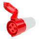 Розетка 224 переносная 3Р+РЕ 32А 380В IP44 Rexant 11-8922 11-8922