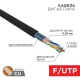 Кабель витая пара F/UTP кат.5e 4х2х24AWG solid PE OUTDOOR черн. (м) Rexant 01-0146 01-0146