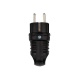 Вилка угловая влагозащ. с кольцом с/з 16А IP44 каучук Rexant 111-002 111-002