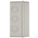 Бокс модульный накладной PDB/W 4012 GR (ЩРН-ПГ-12) IP65 пластик. Pro JazzWay 5072084 5072084