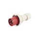 Вилка переносная PPC 035 3Р+РЕ+N 63А 380В IP67 Pro JazzWay 5072435 5072435