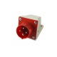 Вилка стационарная для наружной установки PPC 524 3Р+РЕ 32А 380В IP44 Pro JazzWay 5072893 5072893