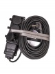Удлинитель на каучуковой колодке 3х15м 16А IP44 250В 4кВт каучук КГ 3х2.5 черн. УХз16 Россия КОСМОС YKsm15m-3g(16A)KG-B YKsm15m-3g(16A)KG-B