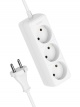 Удлинитель 3х3м без заземл. 16А IP20 ПВС 2х1.5 КОСМОС YKsm3m-3g(K) YKsm3m-3g(K)